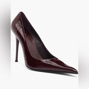 Jeffrey Campbell Pointed Toe Pump Heel - Burgundy